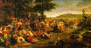 Peter Paul Rubens The Village Wedding Spain oil painting artist